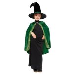 Dguisement harry potter mcgonagall enfant 4 / 6 ans vert anis menthe eau
