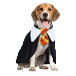 Dguisement harry sorcier pour animal domestique - fiestas guirca s. l. - noir - harry potter - polyester ...