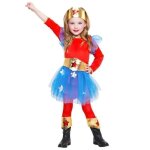 D�guisement super - h�ro�ne amazones fille 3 / 4 ans multicolore