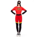 Dguisement super - hros les indestructibles femme - noir - carnaval