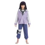 Dguisement hinata naruto shippuden fille 11 / 12 ans violet lilas lavande parme prune