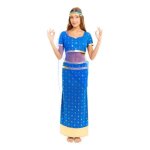 D�guisement - hindou bollywood - femme - t - shirt jupe ceinture - bleu