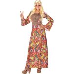 Dguisement hippie bohme - femme - widmann - s - 36 / 38 - imprim fleuri multicolore