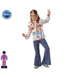 Dguisement hippie denim - ac - dco - polyester - multicolore - 10 - 12 ans