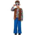 D�guisement hippie gar�on ann�es 60 hippie flower power d�cennies - multicolore