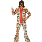 Dguisement hippie homme - no name - style anne 70 - marron - polyester