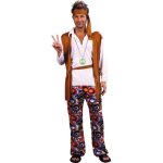Dguisement - dguisement hippie marron et blanc homme