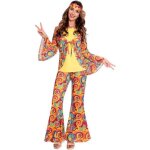 Dguisement hippie orange femme
