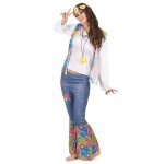 Dguisement - lucida - dguisement hippie peace and love femme