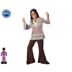 Dguisement hippie psychdlique - ac - dco - polyester - 3 - 4 ans - multicolore