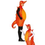 Dguisement hippocampe - non spcifi - adulte - orange - mixte - tunique  capuche