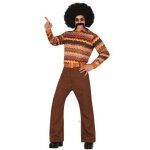 Dguisement homme 70s marron / orange - fiestas guirca