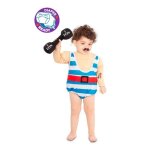 D�guisement homme muscl� de cirque pour b�b� - zzcostumes - bleu - multicolore - int�rieur - 24 mois ...