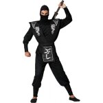 Dguisement homme ninja noir / blanc