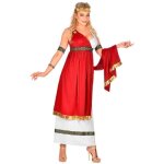 D�guisement imp�ratrice romaine - robe longue femme - rouge - polyester