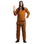 Dguisement indien adulte - no name - indien - marron - polyester - homme