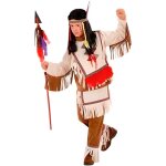Dguisement indien luxe enfant - widmann - marron - pour garon de 8 ans