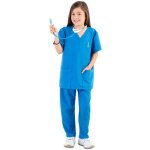 D�guisement - infirmi�re bleue - 5 ans - carnaval - fille