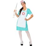 Dguisement infirmire femme - funidelia - 121061 - robe tablier et bonnet - bleu - taille l - xl