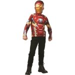 Dguisement iron man - rubies - set plastron et masque - garon 4 ans et plus - licence marvel