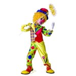 Dguisement - jadeo - clown multicolore - garon - 4 ans