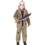 Dguisement jason tueur garcon 10 / 12 ans beige ivoire crme cru naturel taupe