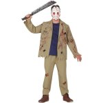 Dguisement jason tueur homme m bleu turquoise ciel marine