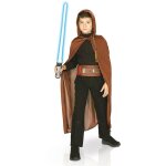 Dguisement jedi star wars pour enfant - rubies - kit blister jedi - cape ceinture sabre et tresse inclus ...