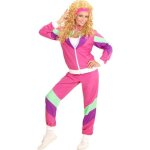 Dguisement jogging annes 80 fuchsia widmann pour adulte - rose