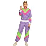 D�guisement - boland - jogging r�tro femme - violet - veste et pantalon - style ann�es 80