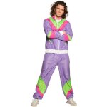 D�guisement - boland - jogging r�tro homme - violet / vert / rose - veste & pantalon - style ann�es 80 ...