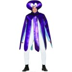 Dguisement - john - pieuvre - violet - tunique  capuche - adulte
