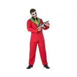 Dguisement joker - ac - dco - adulte - rouge - polyester