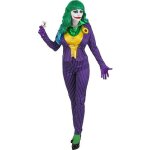 Dguisement joker folle pour femme - widmann - taille l - halloween