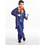 Dguisement joker halloween garon - batman - tailles 3 + - veste pantalon jabot noeud en polyester