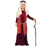 Dguisement saint joseph galile religion garcon 5 / 6 ans rouge bordeaux