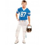 D�guisement - joueur de football am�ricain - bleu - 5 ans et plus - polyester