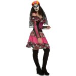 Dguisement jour des morts adulte - modle squelette - rose - femme - polyester - normes ue