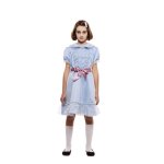 Dguisement jumelle fantme fille - robe et ceinture - multicolore bleu - halloween