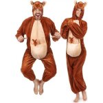 D�guisement kangourou adulte - 61656 - blanc - 100% polyester - int�rieur