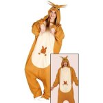Dguisement kangourou adulte - animaux - beige - polyester - no name