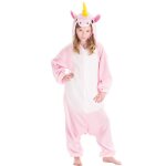 Dguisement kigurumi licorne rose - enfant - polyester - normes ue - no name - animaux