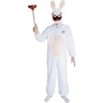 Dguisement avec masque lapins cretins adulte