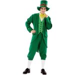 Dguisement leprechaun irlandais pour homme - taille m - l - polyester - vert - multicolore