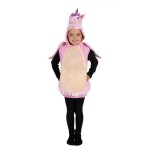 D�guisement enfant - d�guisement licorne ptitclown - rose - combinaison � capuche - polyester 3 ans