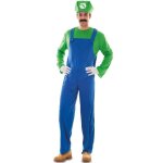Déguisement super luigi vert pour homme - mario - carnaval et fêtes à thème Déguisement super luigi vert pour homme - mario - carnaval et fêtes à thème