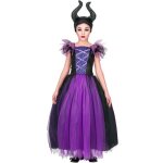 Dguisement malfique tulle pour fille - widmann - noir - carnaval et halloween