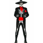 Déguisement - mariachi - jour des morts - noir - enfant - mixte Déguisement - mariachi - jour des morts - noir - enfant - mixte