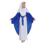 Dguisement marie femme nol - widmann - modle avec robe cape et voile - multicolore - adulte - intrieur ...