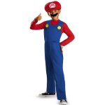 Dguisement mario bros garon - super mario - costume complet avec moustache et casquette - marque gift ...